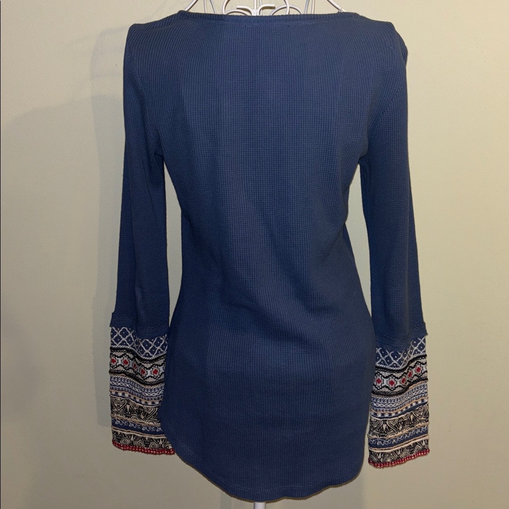 Sundance Caitlyn Waffleknit Henley Size XS - Picture 3 of 3